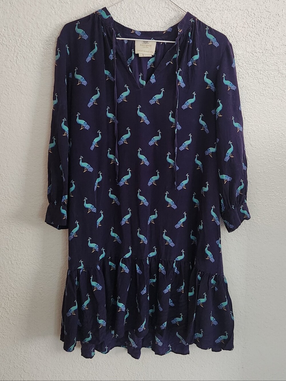 Kate Spade Peacock Dress. Size S